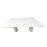 Angelo Mangiarotti carrara marble Coffee Table for Up&Up, Italy