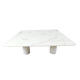 Angelo Mangiarotti carrara marble Coffee Table for Up&Up, Italy