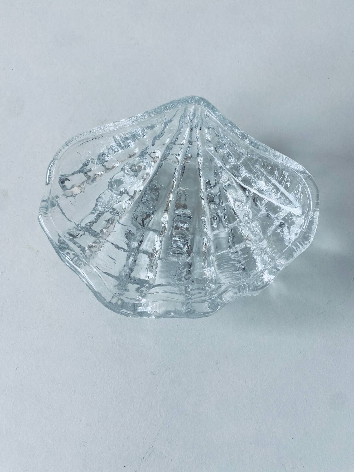 Glass holy water stoup