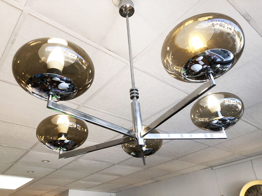 Italian chandelier from Sciolari, Milan 1970