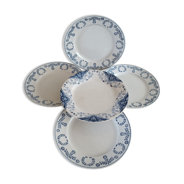 5 plates earth of iron Lunéville