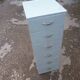 Meuble a tiroirs en fer d'atelier