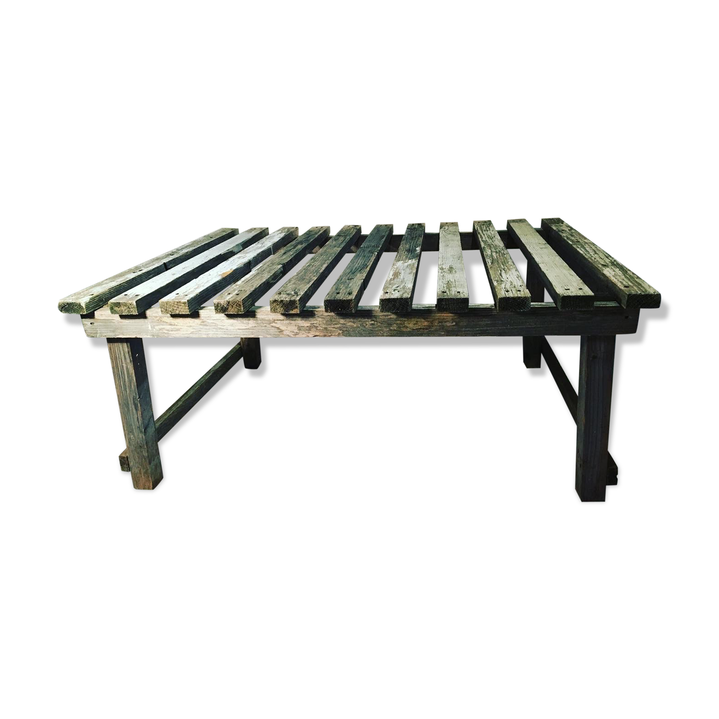 Table of 50s/60s folding garden decoration