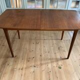 Scandinavian stretch teak dining table