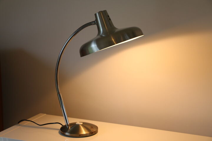 Table lamp XXL chrome steel 640mm