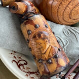 Old wooden corkscrew