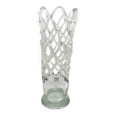 Vase Cage XXL - Murano Cristal Sculptural - 40cm - 1960-70