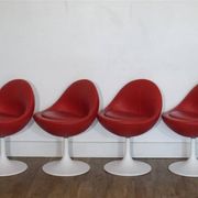 Serie de chaises design Borje Johanson 1970