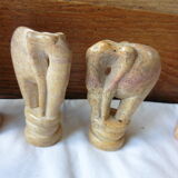 carved stone chess