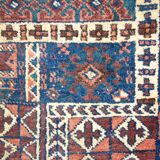 Tapis ancien noué main numéroté