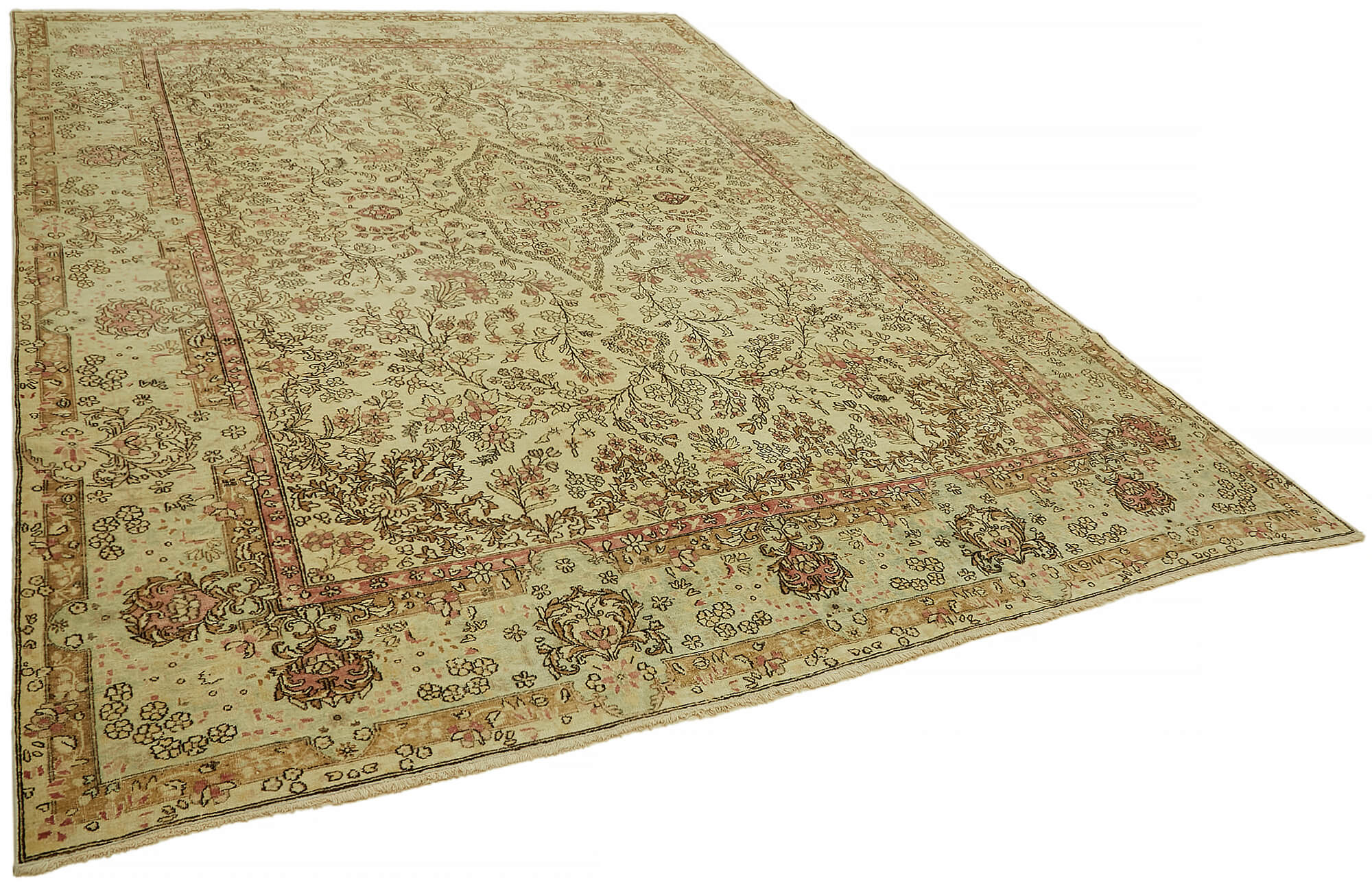 Handmade oriental rug 1980, 265 cm x 363 cm