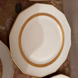 F. Legrand Limoges - Service à Dessert 2 Plat Gâteaux/Tartes + 11 assi