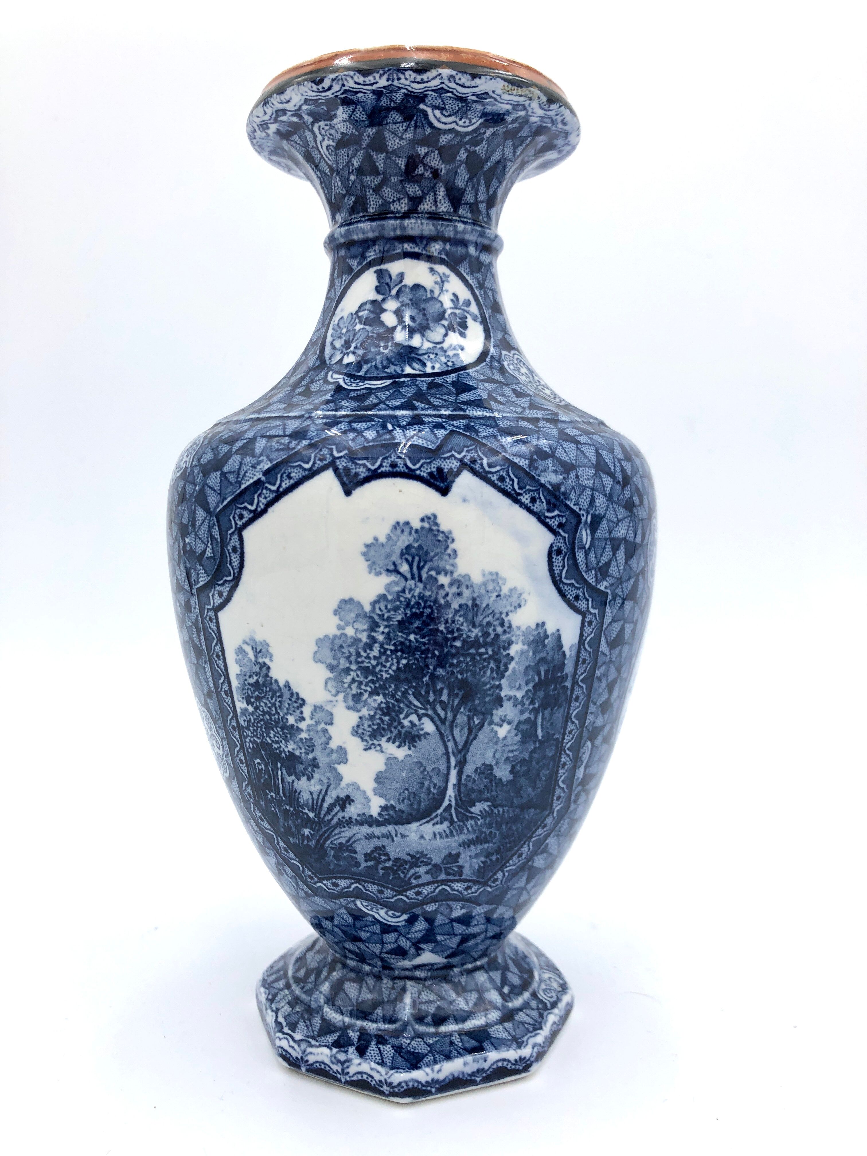 Old vase Villeroy & Boch (Bonn) Blue Flemish