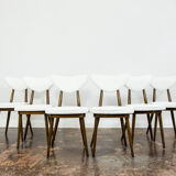 Set of 6 No. 124 Chairs by Helena & Jerzy Kurmanowicz, 1960s,