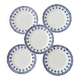 Lot de 5 assiettes a dessert Ceranord