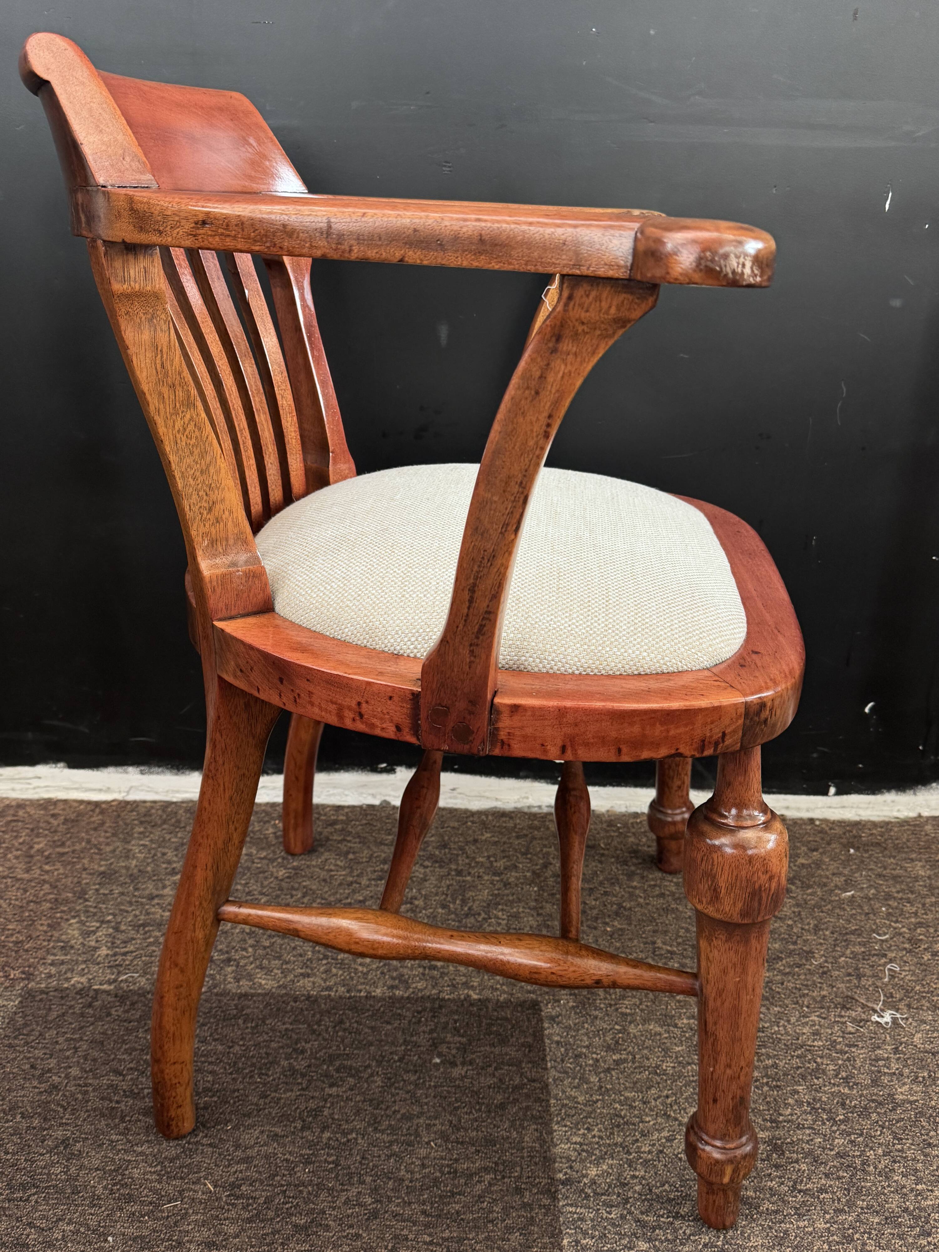 English office chair - Stamped W. Hands & Sons