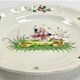 Hollow round dish décor with Chinese Saint Clément Lunéville