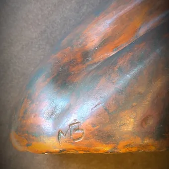 Earthen sculpture's body