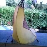 Oriental skin lamp, henna morif, yellow