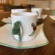 6 Hand Painted Limoges Porcelain Cups and Saucers