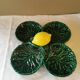 Vintage Vallauris “lemon” Barbotine dish