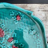 Vintage ceramic pie dish – Signed C.V. 471