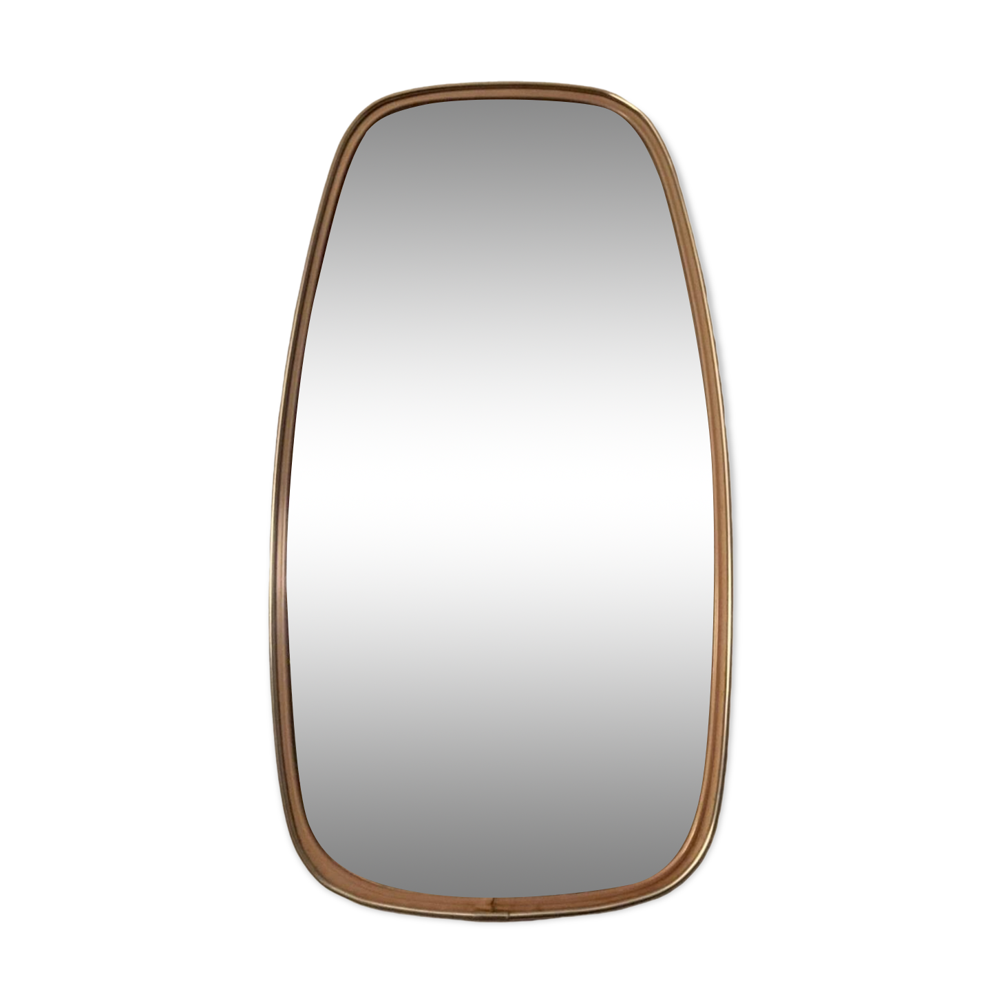 Free-form rearview mirror from the 60s-70s