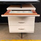 6-drawer desk white laminate