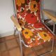 Vintage folding armchair