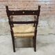 Vintage armchair in ash and cane
