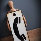 Enamelled phone plate