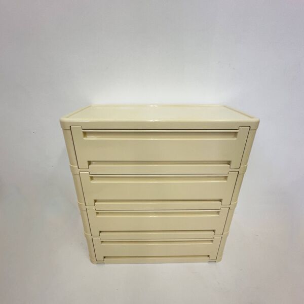 Olaf Von Bohr pour Kartell Mod. Commode 4963, Italie années 1970