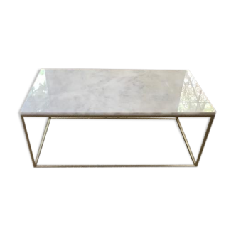 Rectangular table marble ibiza (real marble)