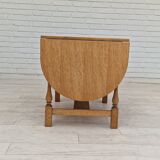 1970s, Danish design, coffee/sewing table, oak wood, original condition.