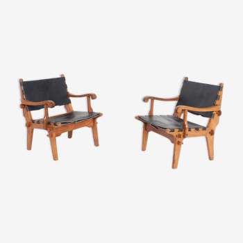 Paire de fauteuils Angel Pazmino vers 1960