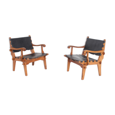 Paire de fauteuils Angel Pazmino vers 1960