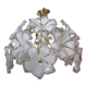 Suspension, lustre vintage , 18 fleurs