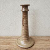 Large La Borne candle holder in sandstone signed
