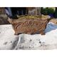 Pair of cast iron planters from 1900 by the Charleville-Mézières establishments.