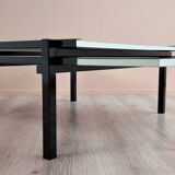 Table basse extensible cubiste, années 1980