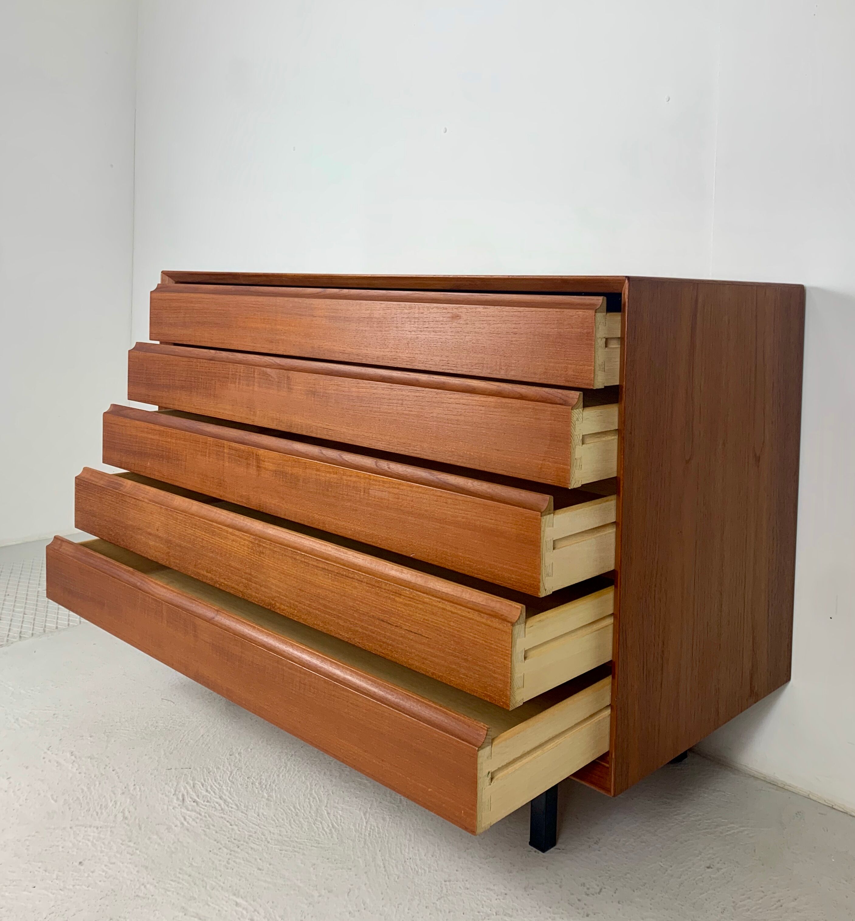 Danish teak chest of drawers 1960