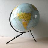 World map, globe land Girard and Barrere in the 1960s