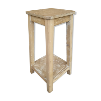 Raw patinated tabouret