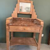 Sandblasted art deco dressing table