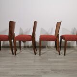 4 art deco dining chairs by Jindrich Halabala