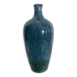 Vase bouteille en grès