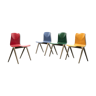 Set of 4 chairs S22 Galvanitas multicoloured