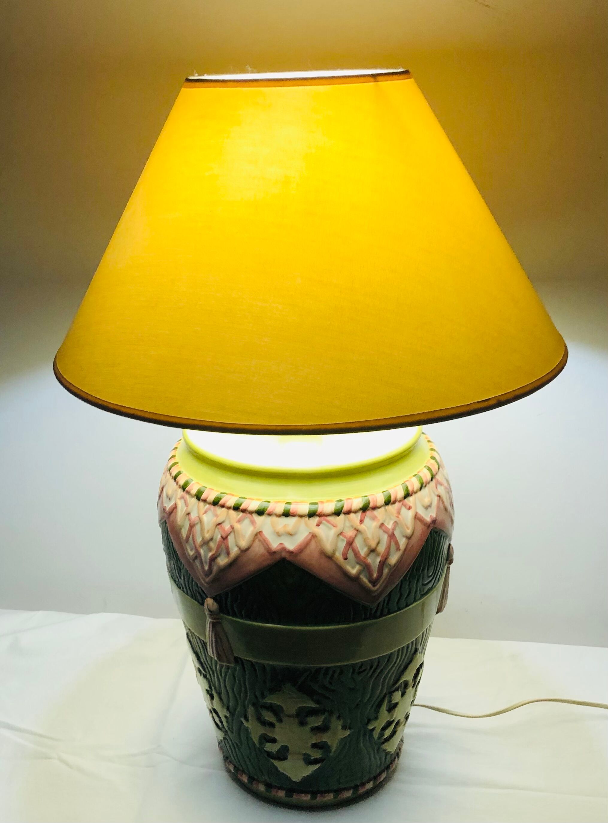 Colorful vintage lamp