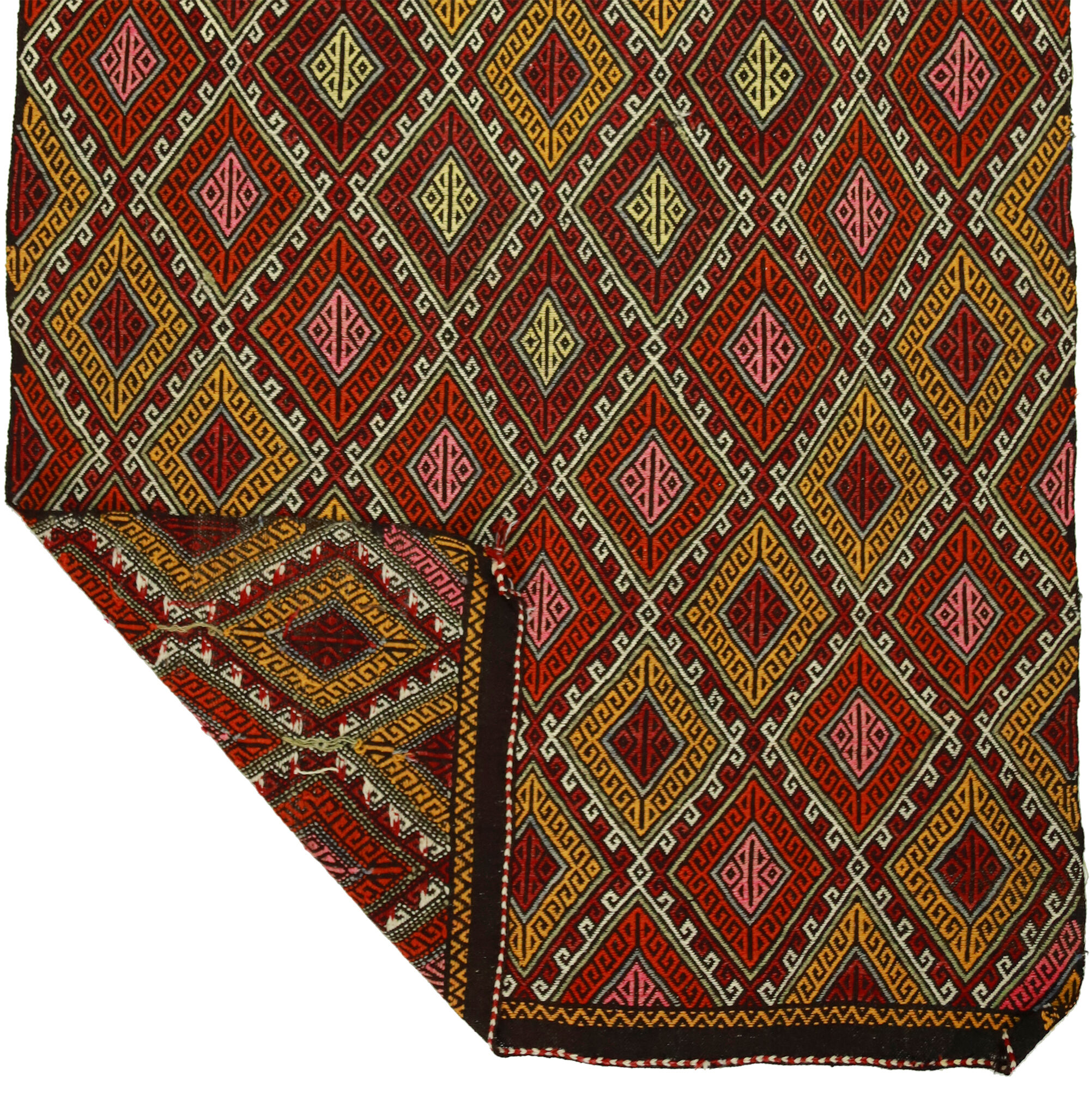 Anatolian handmade kilim rug 303 cm x 171 cm