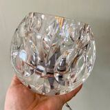Lampe à poser vintage en verre